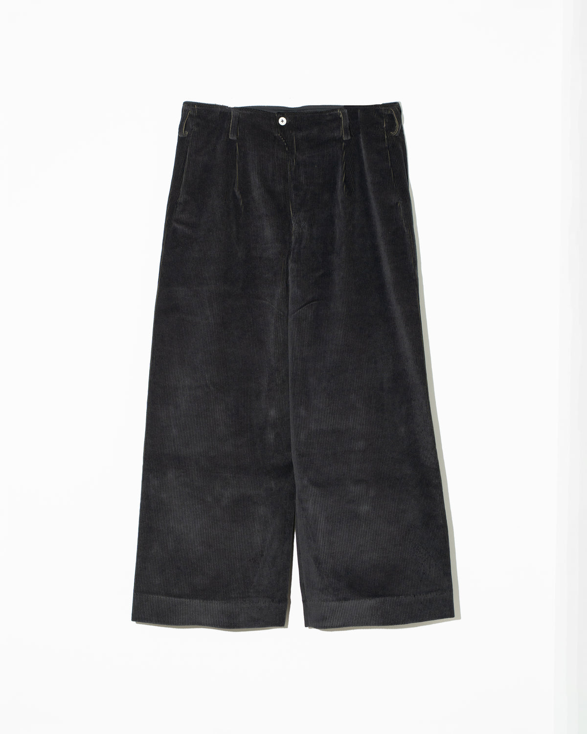 SIDE SEAMLESS STRAIGHT PANTS - BLACK