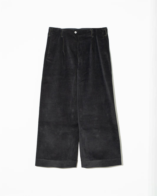 SIDE SEAMLESS STRAIGHT PANTS - BLACK