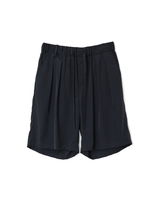 SALT SHIRNK CUPRO HALF PANTS - BLACK