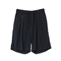 SALT SHIRNK CUPRO HALF PANTS - BLACK