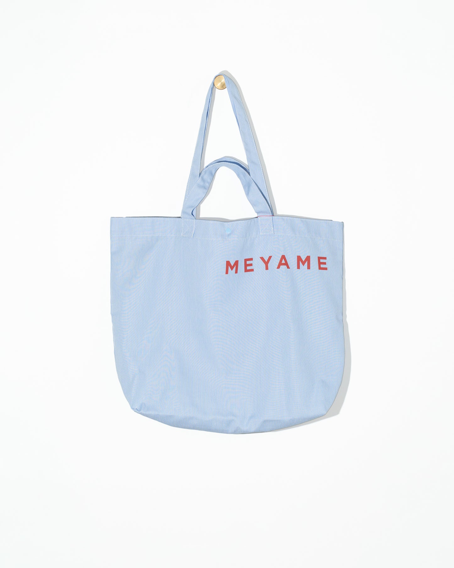 STRIPE LOGO TOTE BAG - BLUE