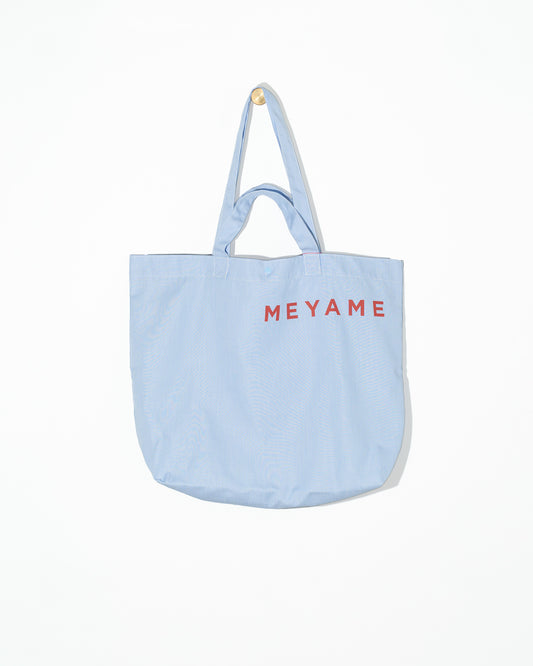 STRIPE LOGO TOTE BAG - BLUE