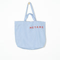 STRIPE LOGO TOTE BAG - BLUE