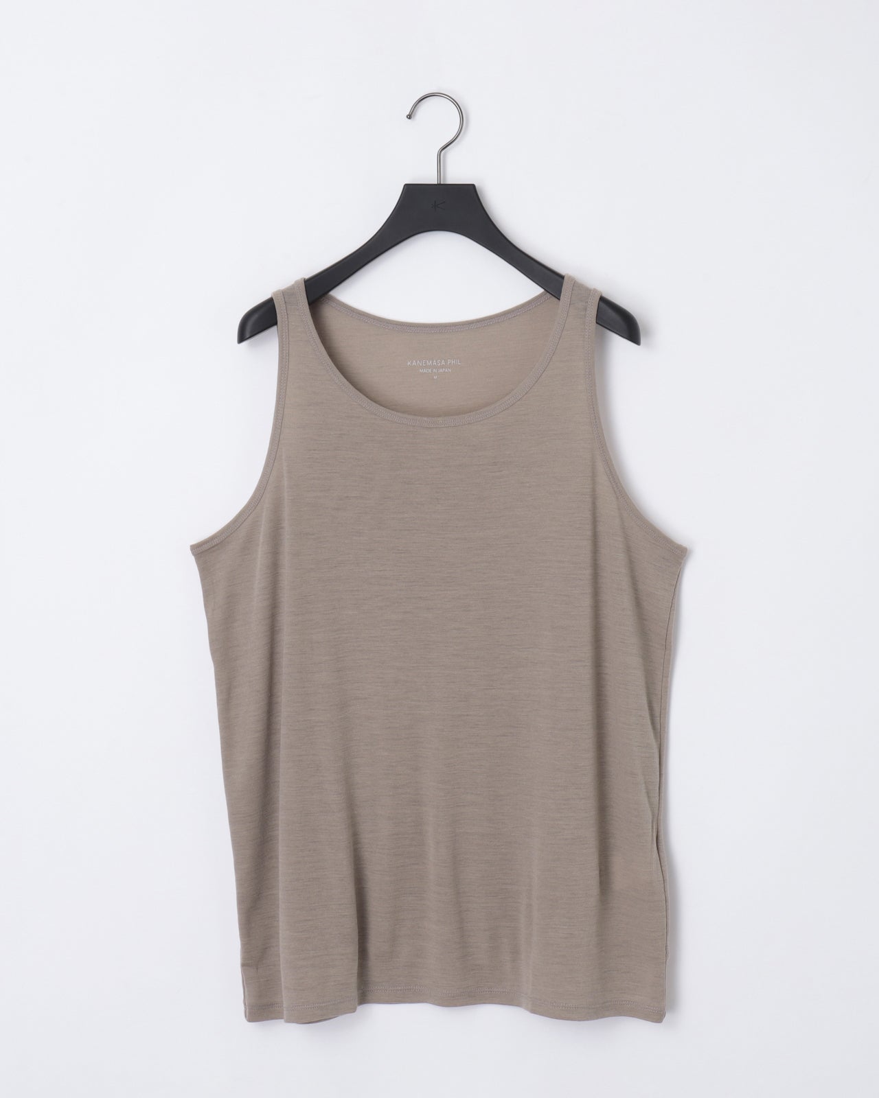 KANEMASA PHIL. 18G Wool Pack Tank Mサイズ KANEMASA PHIL. 18G WOOL PACK TANK BEIGE | HAKU公式通販