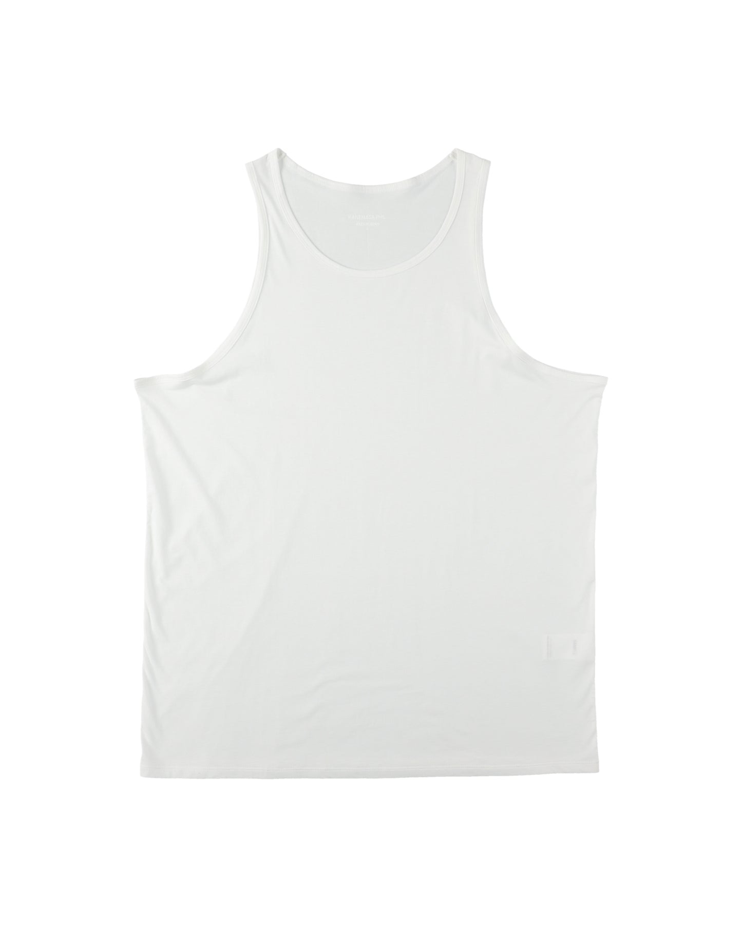 46G COTTON THIN PACK TANK - WHITE