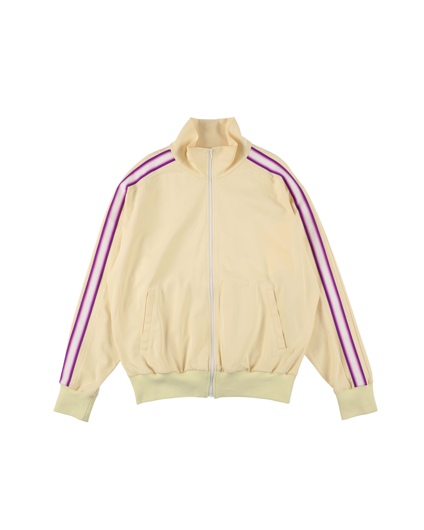 36G ECONYL JERSEY TRACK JACKET - BEIGE