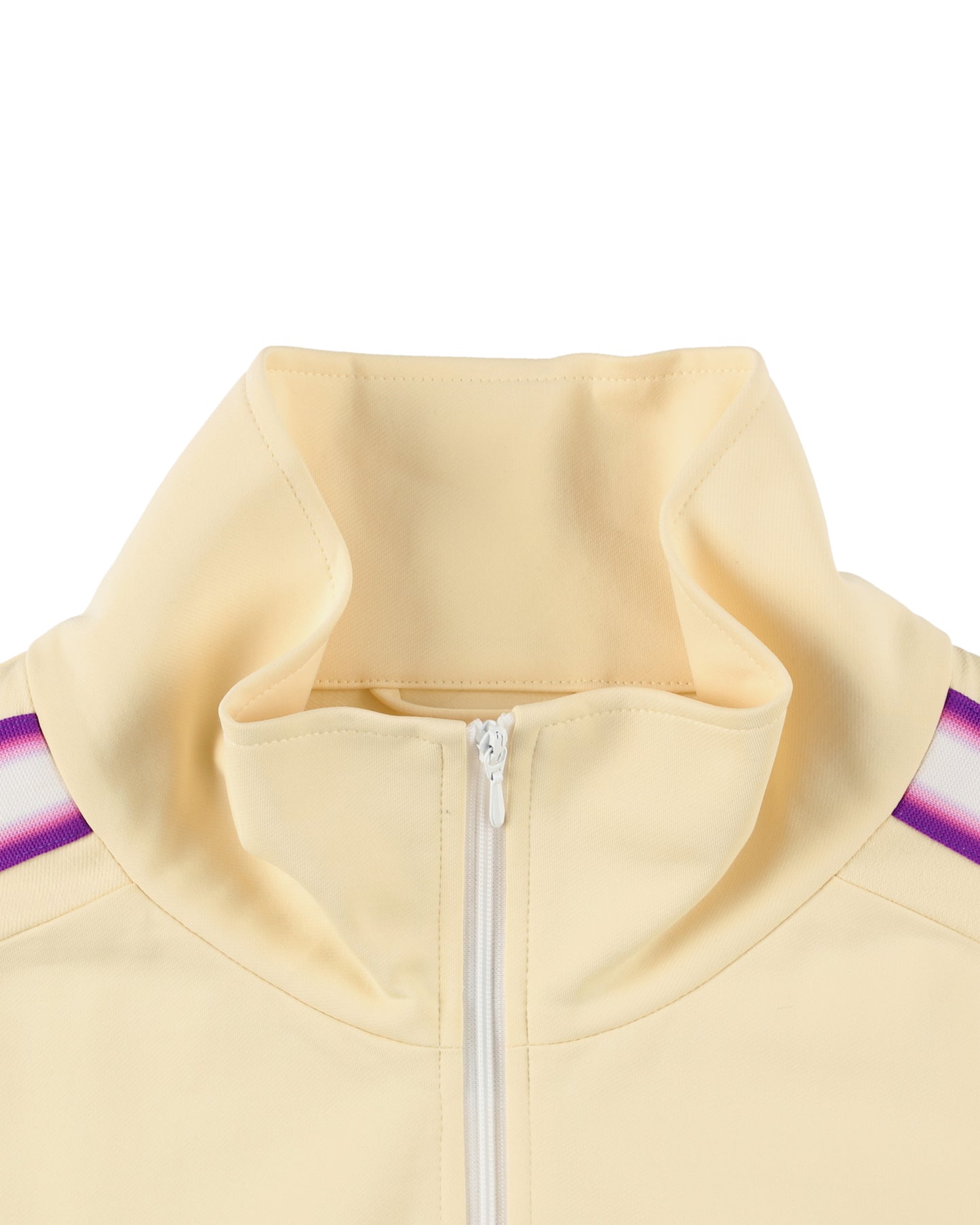 36G ECONYL JERSEY TRACK JACKET - BEIGE