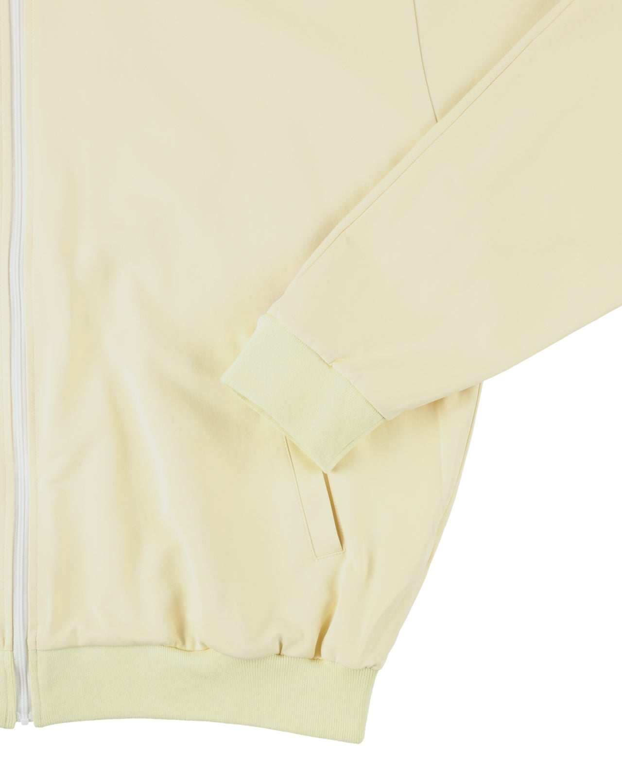 36G ECONYL JERSEY TRACK JACKET - BEIGE