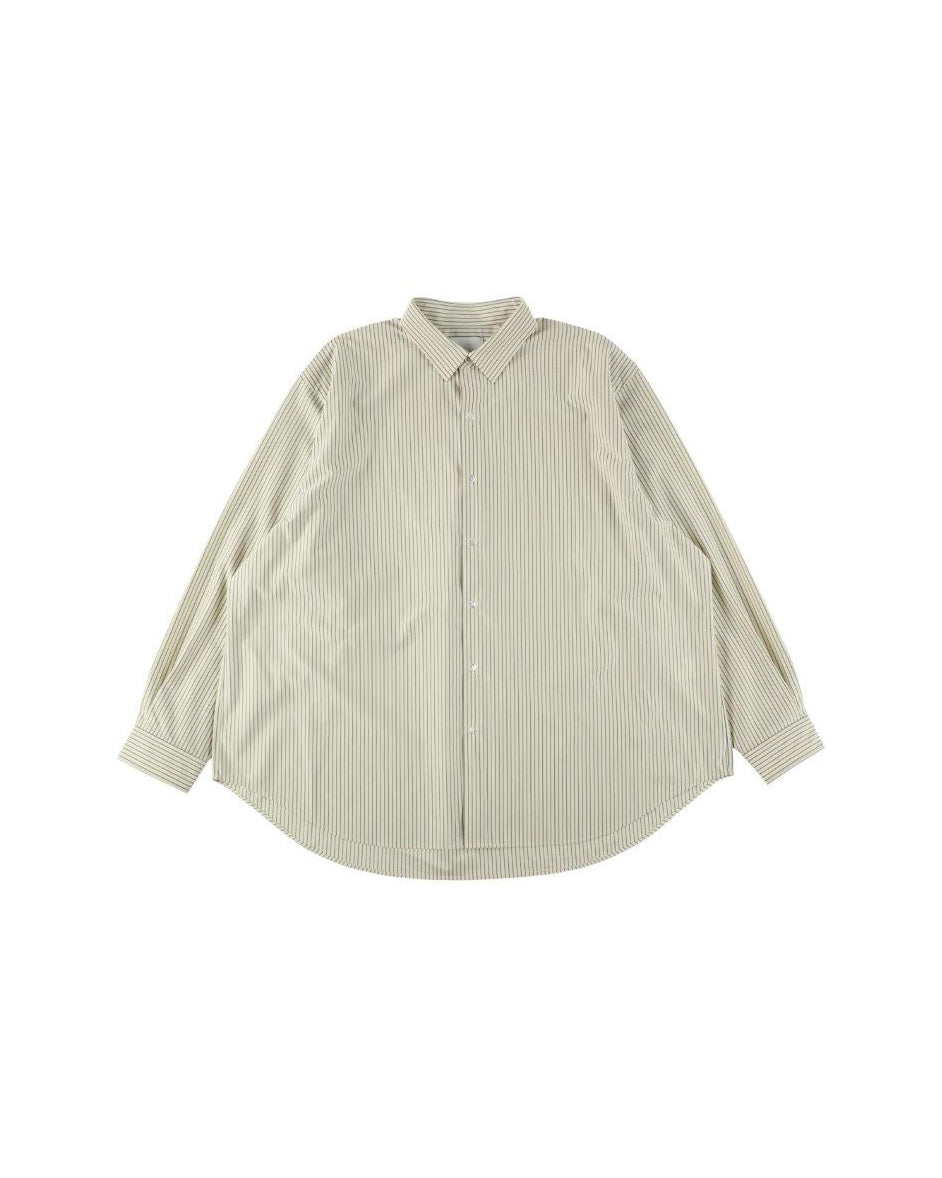 46G ATMOSPHERE STRIPE SHIRT - BEIGE BLUE