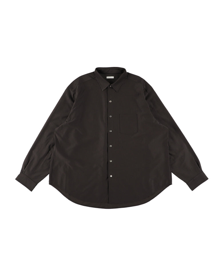 36G WOOL ATMOSPHERE SHIRT - BROWN