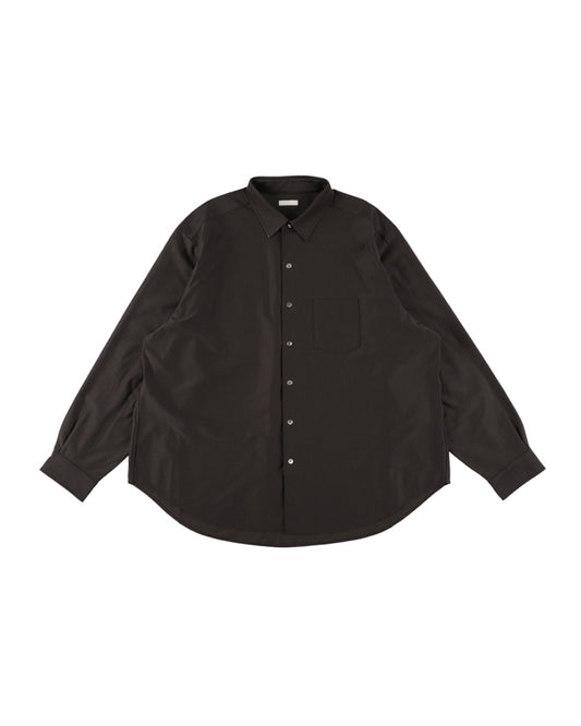36G WOOL ATMOSPHERE SHIRT - BROWN