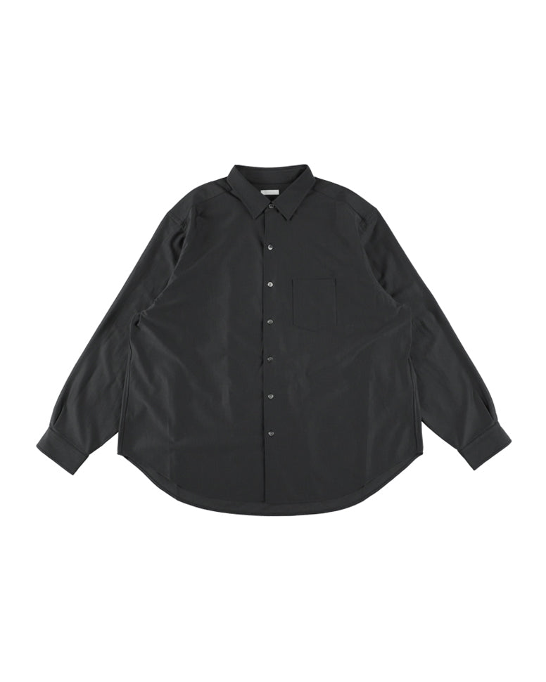36G WOOL ATMOSPHERE SHIRT - CHARCOAL