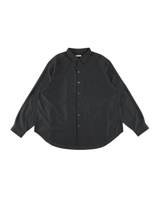 36G WOOL ATMOSPHERE SHIRT - CHARCOAL