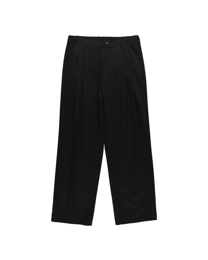 36G WOOL TROUSERS - BLACK