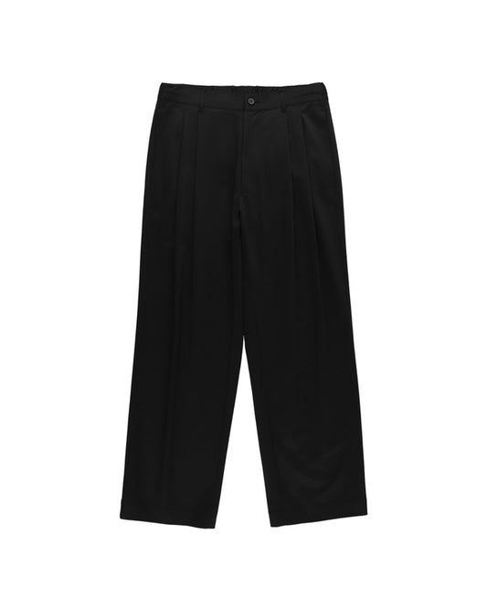 36G WOOL TROUSERS - BLACK