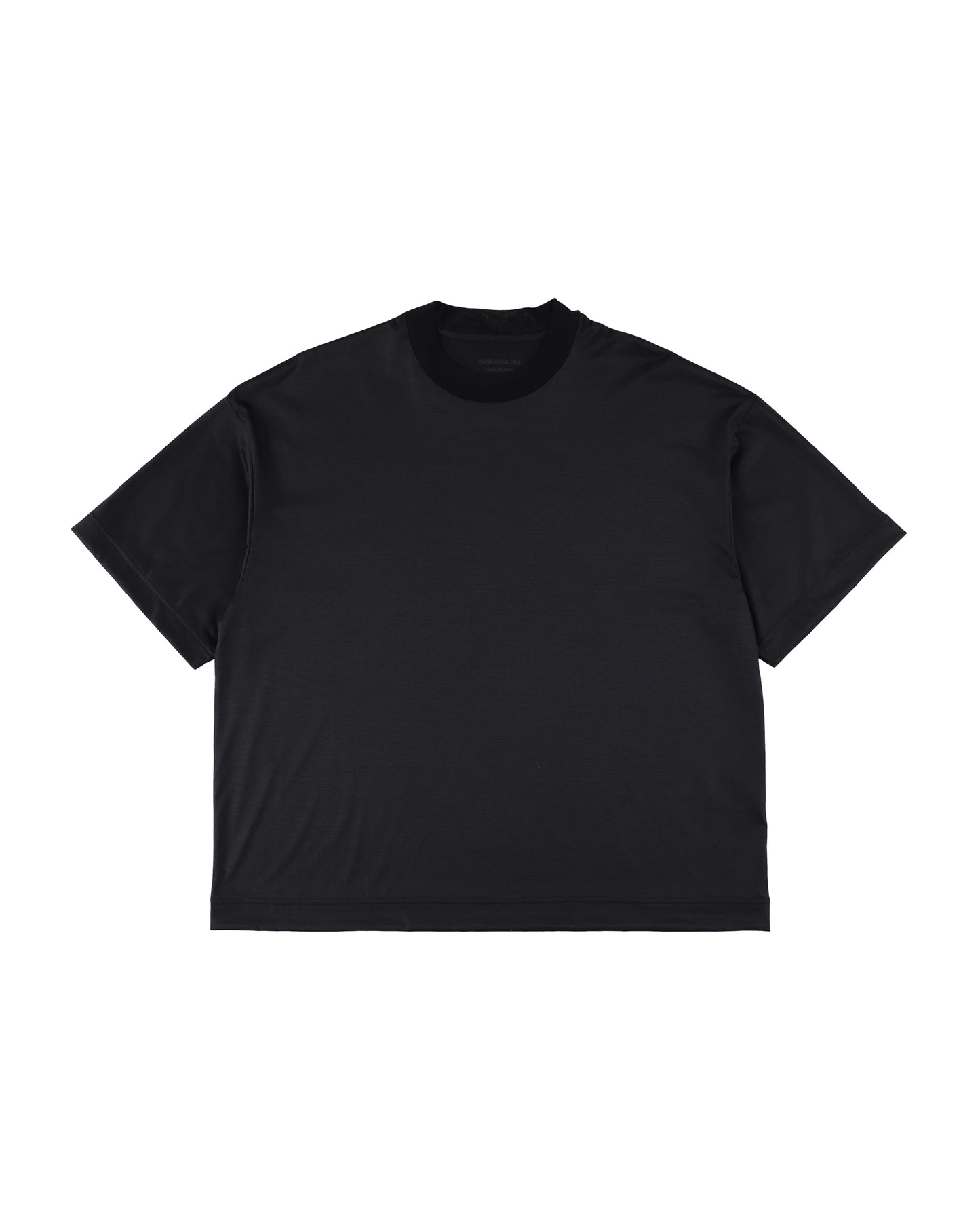 36G WOOL SS TEE - BLACK