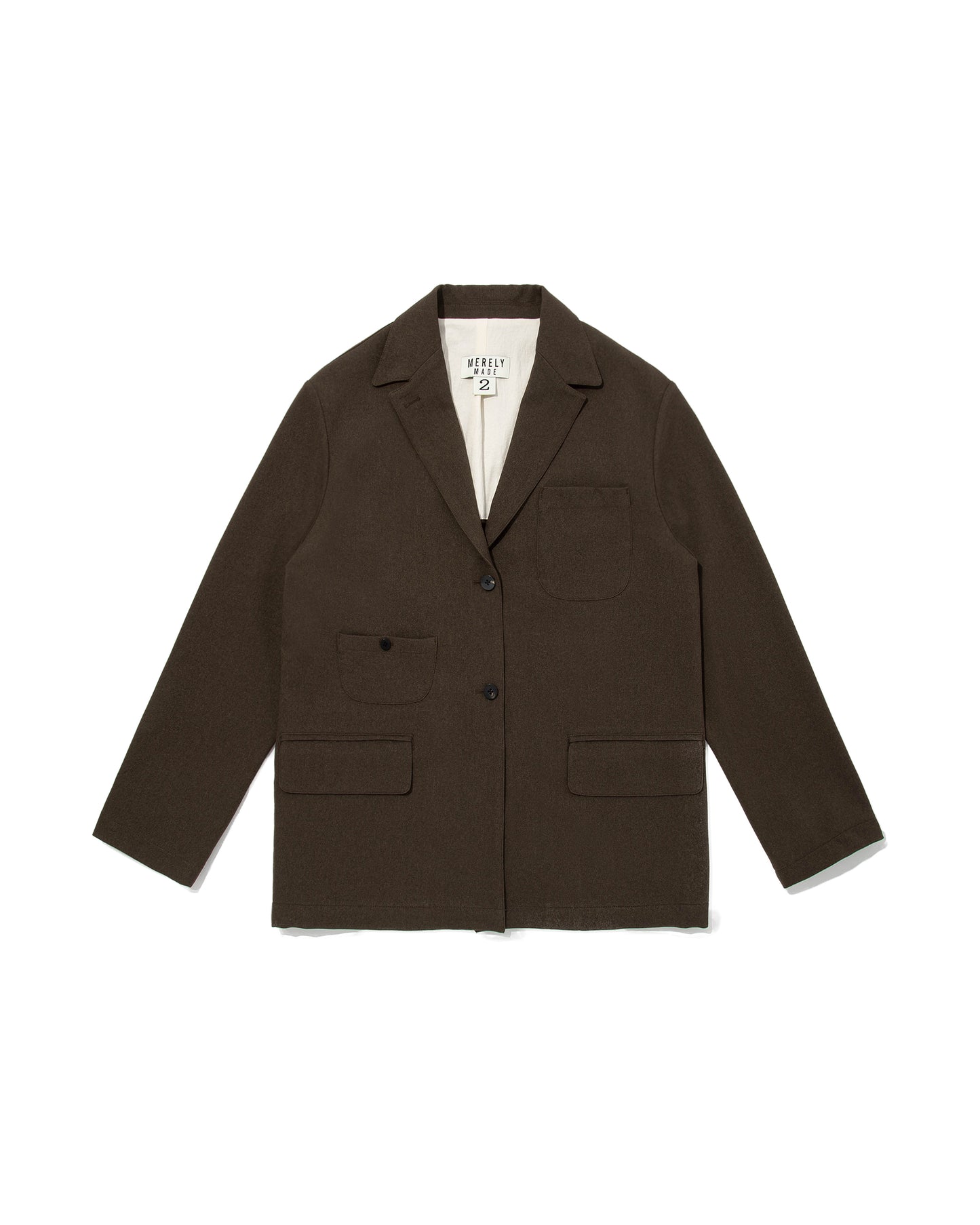 PREMIUM SAPA SAFARI JACKET - MELANGE BROWN