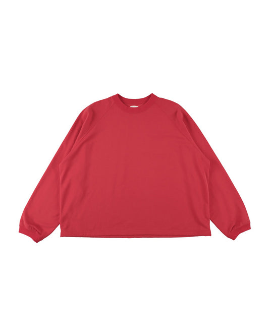 28G CUPRO RAGLAN PULLOVER - PINK RED