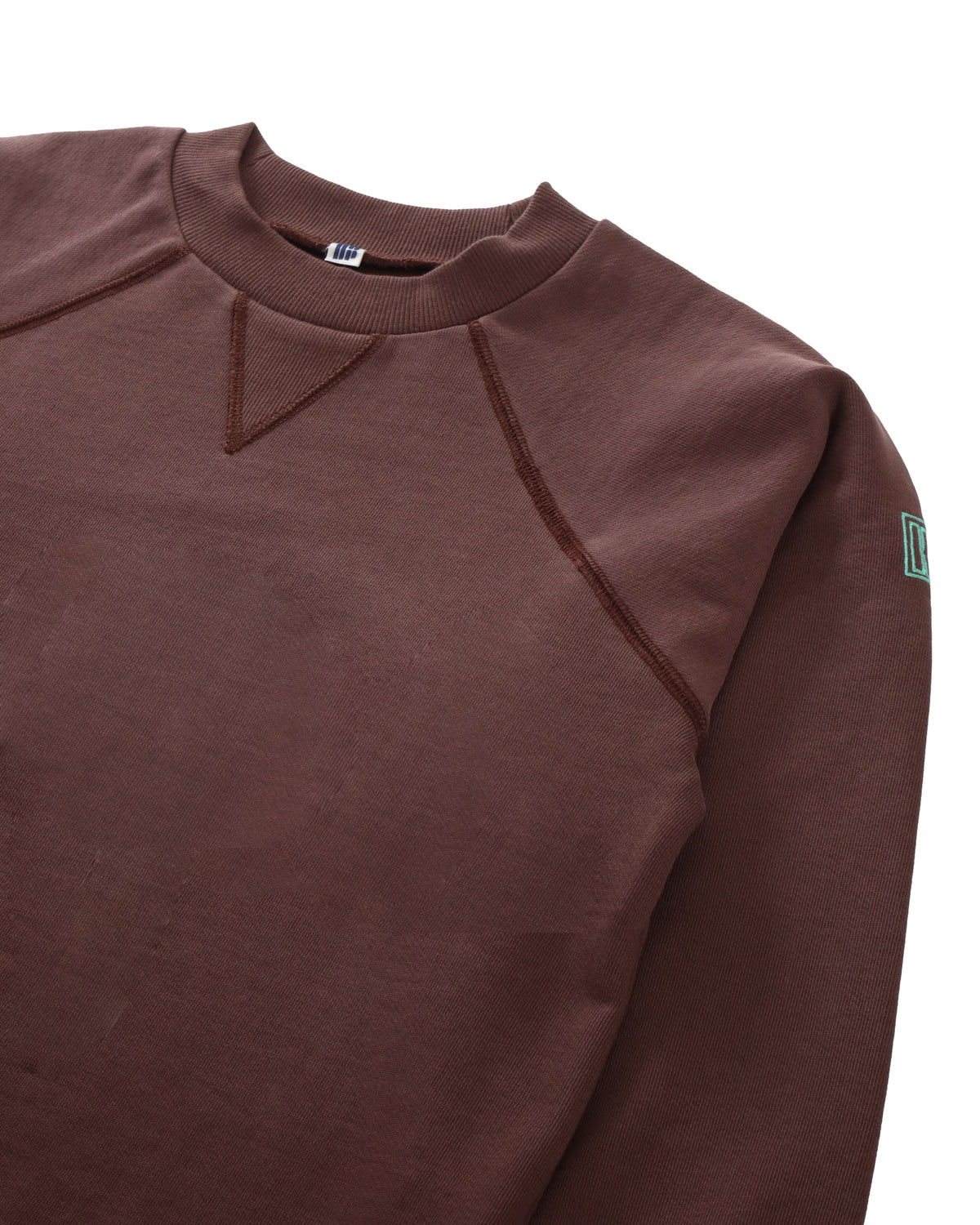 SQUARE LOGO RAGLAN PO - BROWN