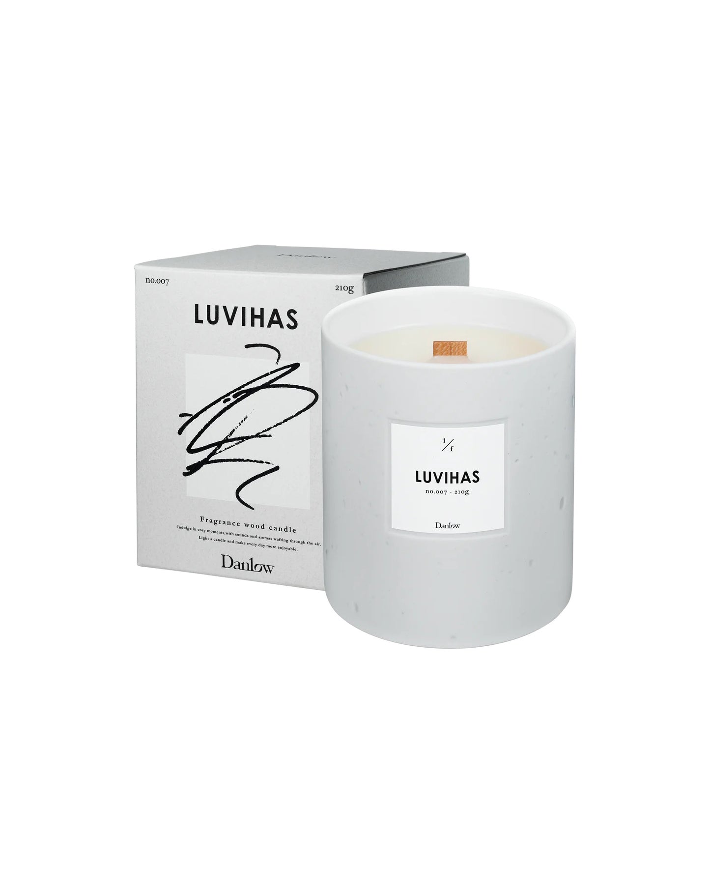 FRAGRANCE WOOD CANDLE - LUVIHAS