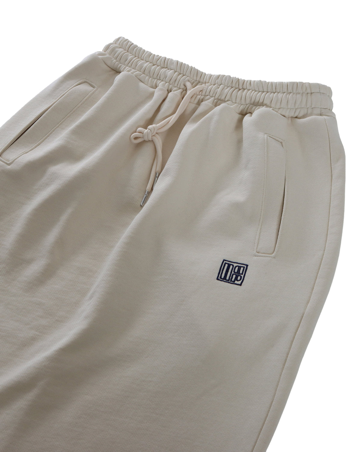 SQUARE LOGO SWEAT SKIRT - ECRU