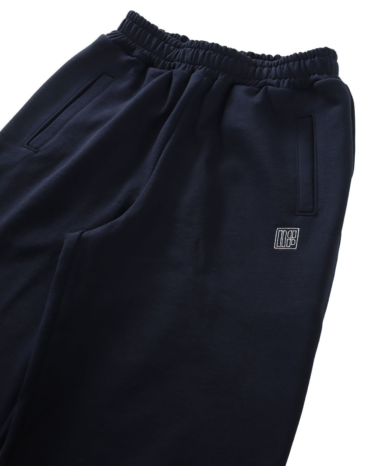 SQUARE LOGO SWEAT PANTS - NAVY