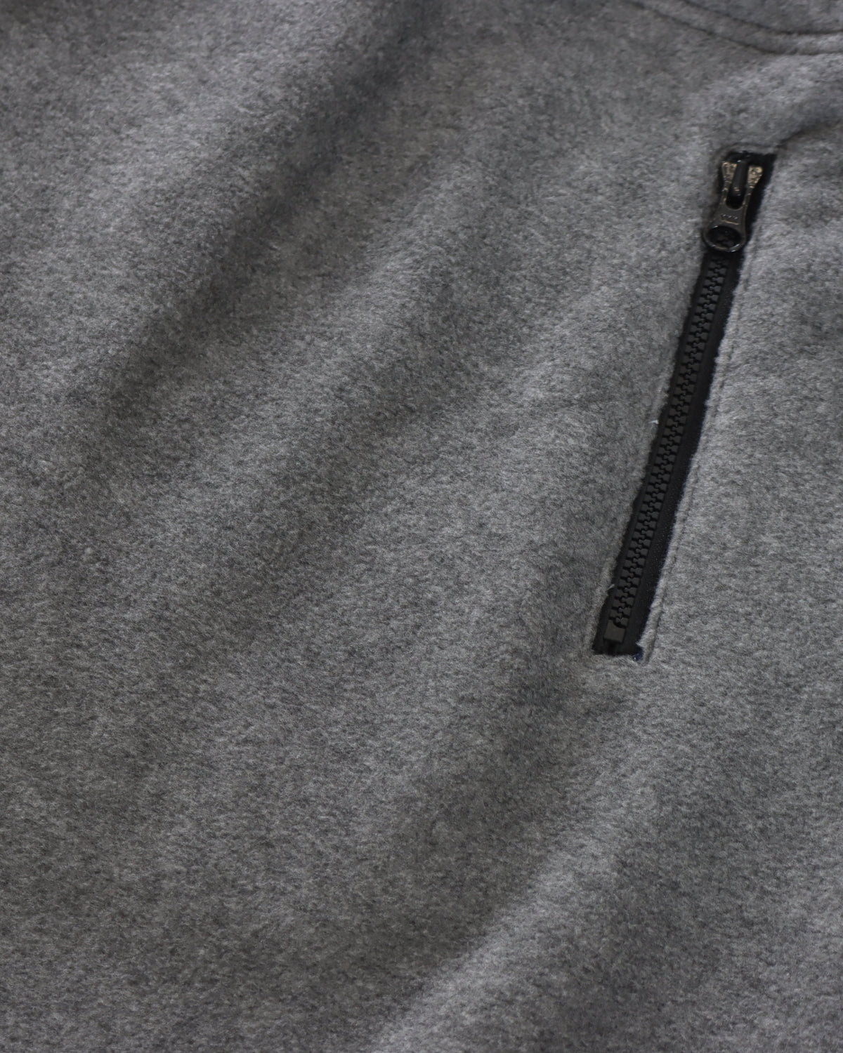 FLEECE ZIP MINI SKIRT - GRAY
