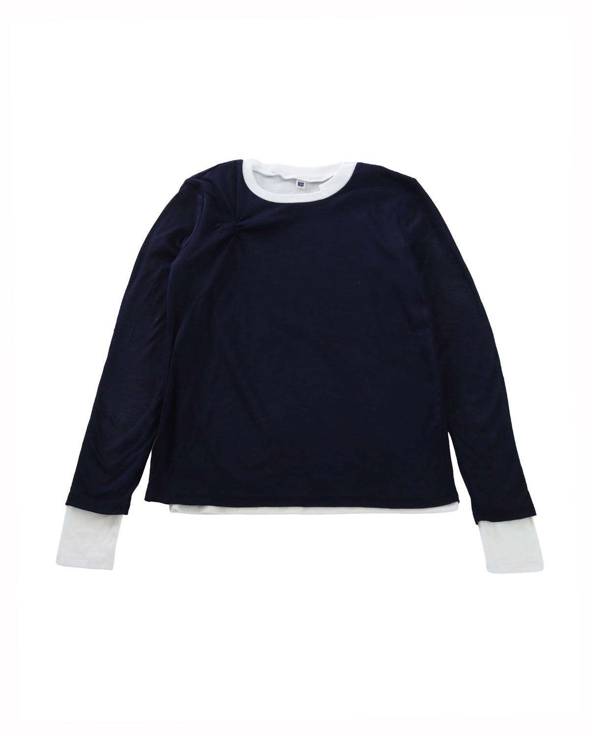 OFFSET LAYER TOP - WHITE