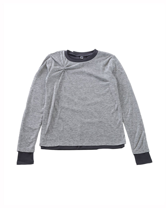 OFFSET LAYER TOP - GRAY