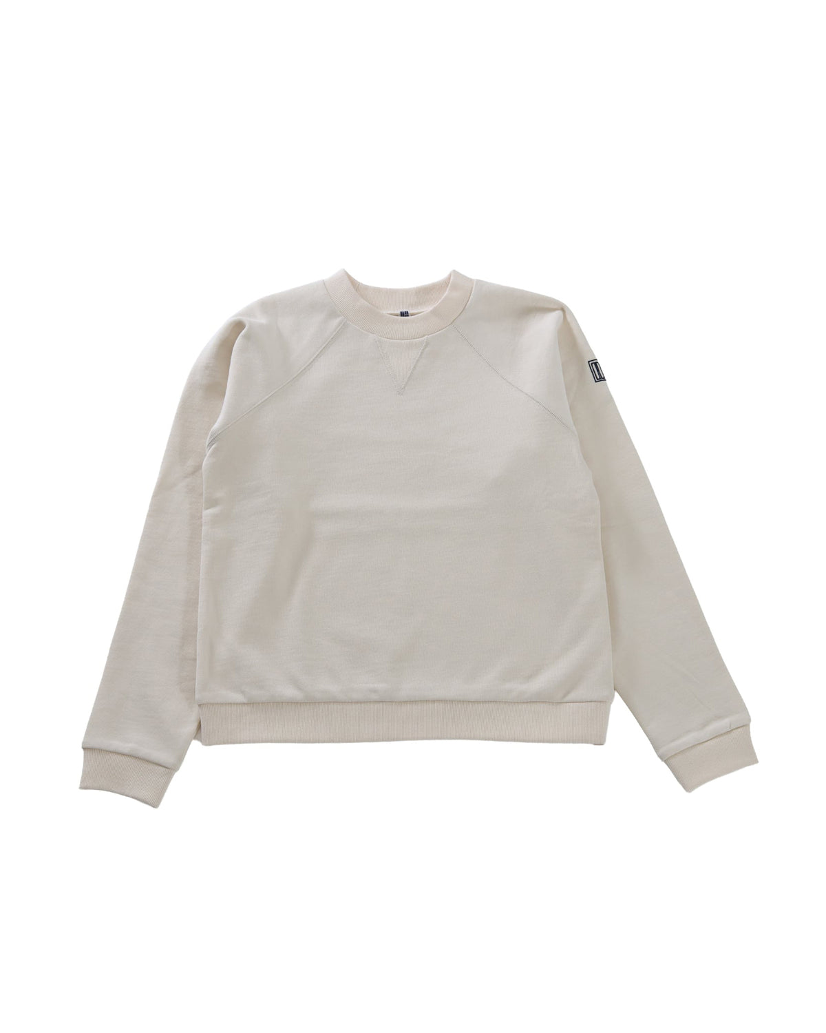 SQUARE LOGO RAGLAN PO - ECRU