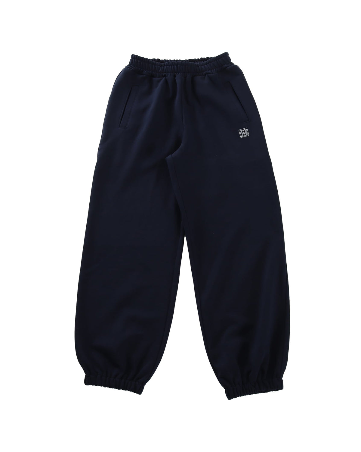 SQUARE LOGO SWEAT PANTS - NAVY