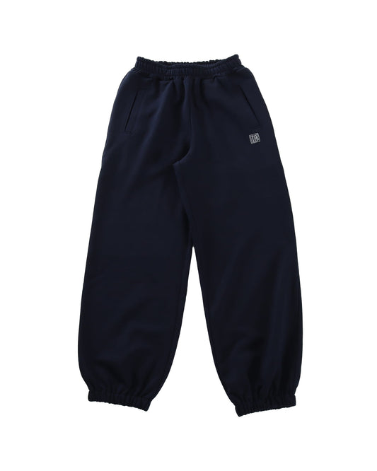 SQUARE LOGO SWEAT PANTS - NAVY